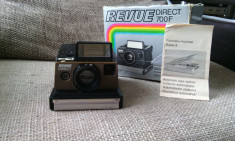 Aparat foto instant de colectie Revue Direct 700F (Polaroid), vintage, impecabil. foto