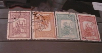 ROMANIA 1906 &amp;ndash; TESATOAREA (emisiune de binefacere), serie stampilata, N17 foto