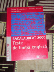 RWX 06 - LIMBA ENGLEZA - TESTE BACALAUREAT - 2000 foto