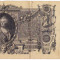 Rusia 100 RUBLE 1910 portret tarina Ecaterina cea Mare bancnota URIASA 120 x 226 mm