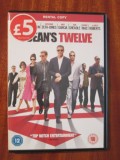 OCEAN&#039;S TWELVE - film DVD - cu GEORGE CLOONEY si BRAD PITT (original din Anglia, in stare impecabila!!!)