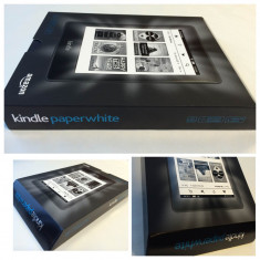 Kindle Paperwhite, 3rd Generation, High Resolution, 12 luni garantie, sigilat, poze reale, 3000 carti CD, transport gratuit foto