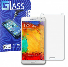 Protectie ecran Folie de sticla Tempered Glass pentru Samsung Galaxy NOTE 3 + cablu date foto