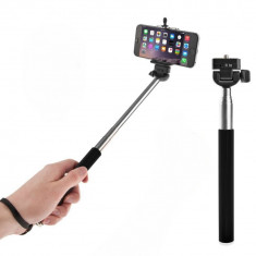 Selfie Monopod selfie stick buton declansator pe maner pentru camera telefon foto
