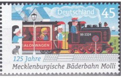 GERMANIA 2011, Transport feroviar - Locomotiva, serie neuzata, MNH foto