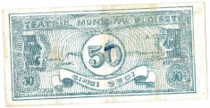 Bancnota locala de contributie 50 (LEI) TEATRUL MUNICIPAL PLOIESTI foto
