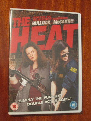 THE HEAT- film COMEDIE DVD - cu SANDRA BULLOCK (original din Anglia, in stare impecabila!!!) foto