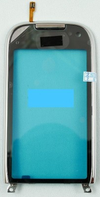 Touchscreen cu Rama Nokia Lumia 520 black original foto