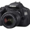 Aparat foto DSLR Canon EOS 600D Kit + obiectiv EF-S 18-55mm IS II