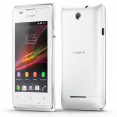 Telefon mobil Sony Xperia E C1505, Alb foto