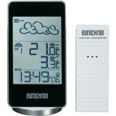 Statie meteo wireless Eurochron EFWS 90 i, negru foto