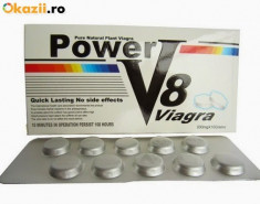 Viagra Power V8 Tianli Pastile Potenta Ejaculare Precoce Erectie Impotenta Intarzierea Ejacularii Suifan Stimulente Sexuale (GRATUIT Produs Sex Shop) foto