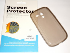 Husa Protectie Silicon Ultra Slim 0,3 mm Samsung Galaxy S3 Mini + Folie CADOU!!! foto