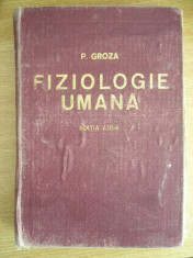 RWX 23 - FIZIOLOGIE UMANA - EDITIA A III A - P GROZA foto