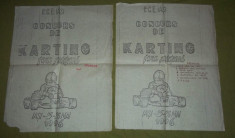 trei afise CCE Iasi Concurs de Karting faza judeteana 25-26 mai 1996 foto
