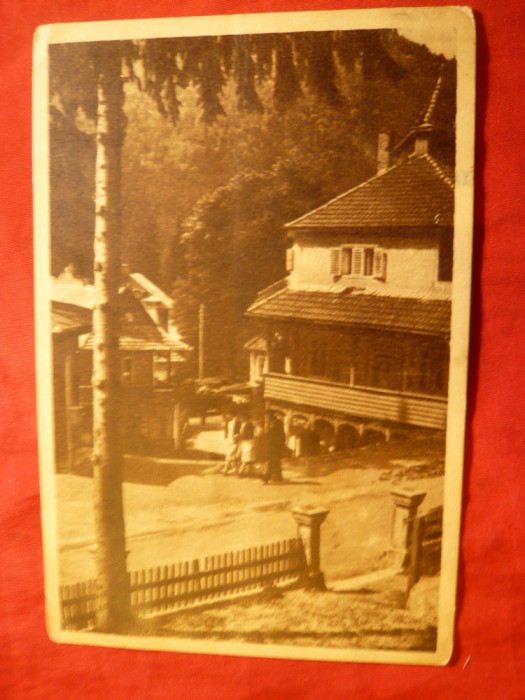Ilustrata Tusnad - Casa de Odihna a CGM , circulat cca.1954