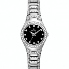 OFERTA! Ceas de dama BULOVA Black Silver 96L170 nou in cutie, nefolosit foto