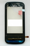 Touchscreen cu Rama Nokia C6 black High Copy