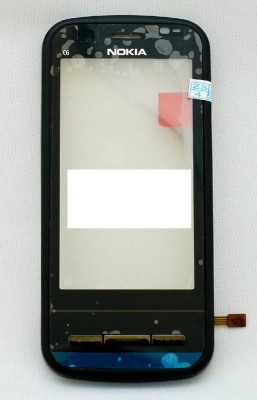 Touchscreen cu Rama Nokia C6 black High Copy foto
