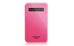 A-Data acumulator extern portabil PV100 PowerBank 4200mAh, roz foto