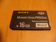 CARD SONY MEMORY STICK PRO DUO 16GB foto