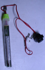 termometru electric electronic cu contact reglabil rar de colectie vechi anii 70 clocitoare ? foto