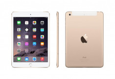 Tableta Apple iPad Mini 3, 7.9 inch, 64GB, WiFi+LTE, Gold foto