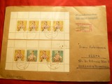 Plic cu 2 foi carnet - Costume Populare , format mic , DDR , circulat 1973