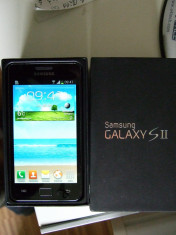 Samsung Galaxy S2 negru, Impecabil + Cutie cu Accesorii foto