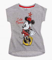 Tricou maneca scurta 4-10 ani WS109120 gri - Minnie foto