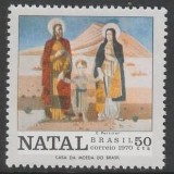 C88 - Brazilia 1970 - Craciun,cat.nr.947 neuzat,perfecta stare, Nestampilat