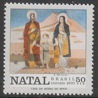 C88 - Brazilia 1970 - Craciun,cat.nr.947 neuzat,perfecta stare