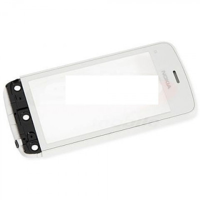Touchscreen cu Rama Nokia C5-03 white original Swap foto