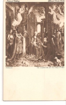CPI (B5121) LONDRA. GALERIILE NATIONALE ENGLEZE, MABUSE - ADORATIA REGILOR, THE ADORATION OF THE KINGS, MAGILOR, NECIRCULATA foto