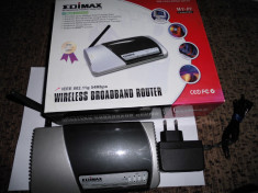 SUPER OFERTA ROUTER WIRELESS BROADBAND EDIMAX BR6204 CA NOU IMPECABIL ! foto