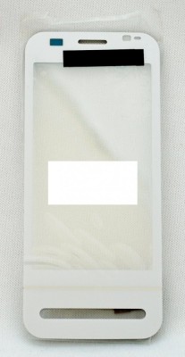 Touchscreen compatibil Nokia C6 alb foto