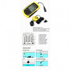 SONAR Pescuit Fish Finder Localizare pesti foto