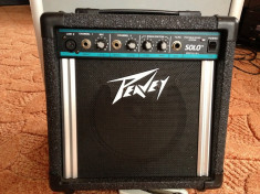 Amplificator Chitara - PEAVEY SOLO (15 WATT- AC or BATTERY) - made in USA - RAR foto