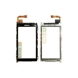 Touchscreen cu Rama Nokia X6 black original Swap