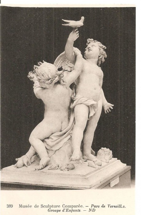 CPI (B5140) PARCUL VERAILLES, MUZEUL DE SCULPTURA COMPARATA, GRUP DE COPII, NECIRCULATA,