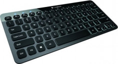 Tastatura Logitech K810 iluminata Bluetooth, neagra foto