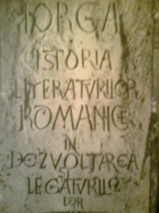 Istoria literaturilor romanice in dezvoltarea... lor (3 Volume) -N. IORGA (1968) foto