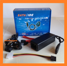 ADAPTOR USB 2.0 LA SATA IDE HARD DISK, CD-ROM, CD-RW, DVD-ROM, DVD-RW, dispozitiv COMBO foto