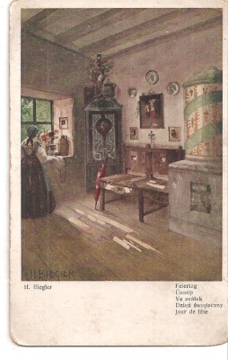 CPI (B5125) H. BIEGLER, ZI DE SARBATOARE, FEIERTAG, SALON APART, NECIRCULATA foto
