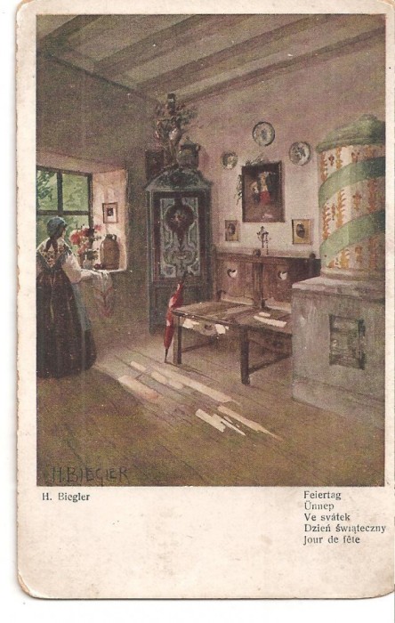 CPI (B5125) H. BIEGLER, ZI DE SARBATOARE, FEIERTAG, SALON APART, NECIRCULATA