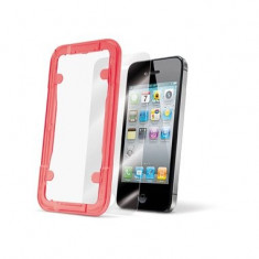 Cellular Line Folie protectie ecran Cellular Line PERFETTOIPHONE4 cu aplicator pentru iPhone 4 foto