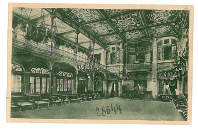 2243 - Baile HERCULANE, salonul de Cura - old postcard - unused foto