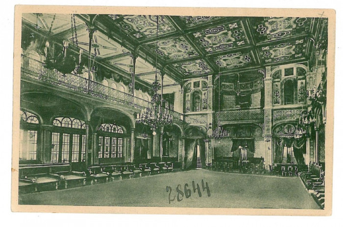 2243 - Baile HERCULANE, salonul de Cura - old postcard - unused