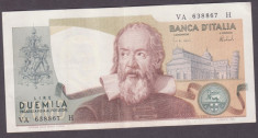 BANCNOTA ITALIA - 2.000 LIRE 1973 - PORTRET GALILEO foto