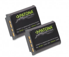 PATONA | 2 Acumulatori PREMIUM compatibili Sony NP-BX1 NPBX1 NP BX1 | 1090mAh foto